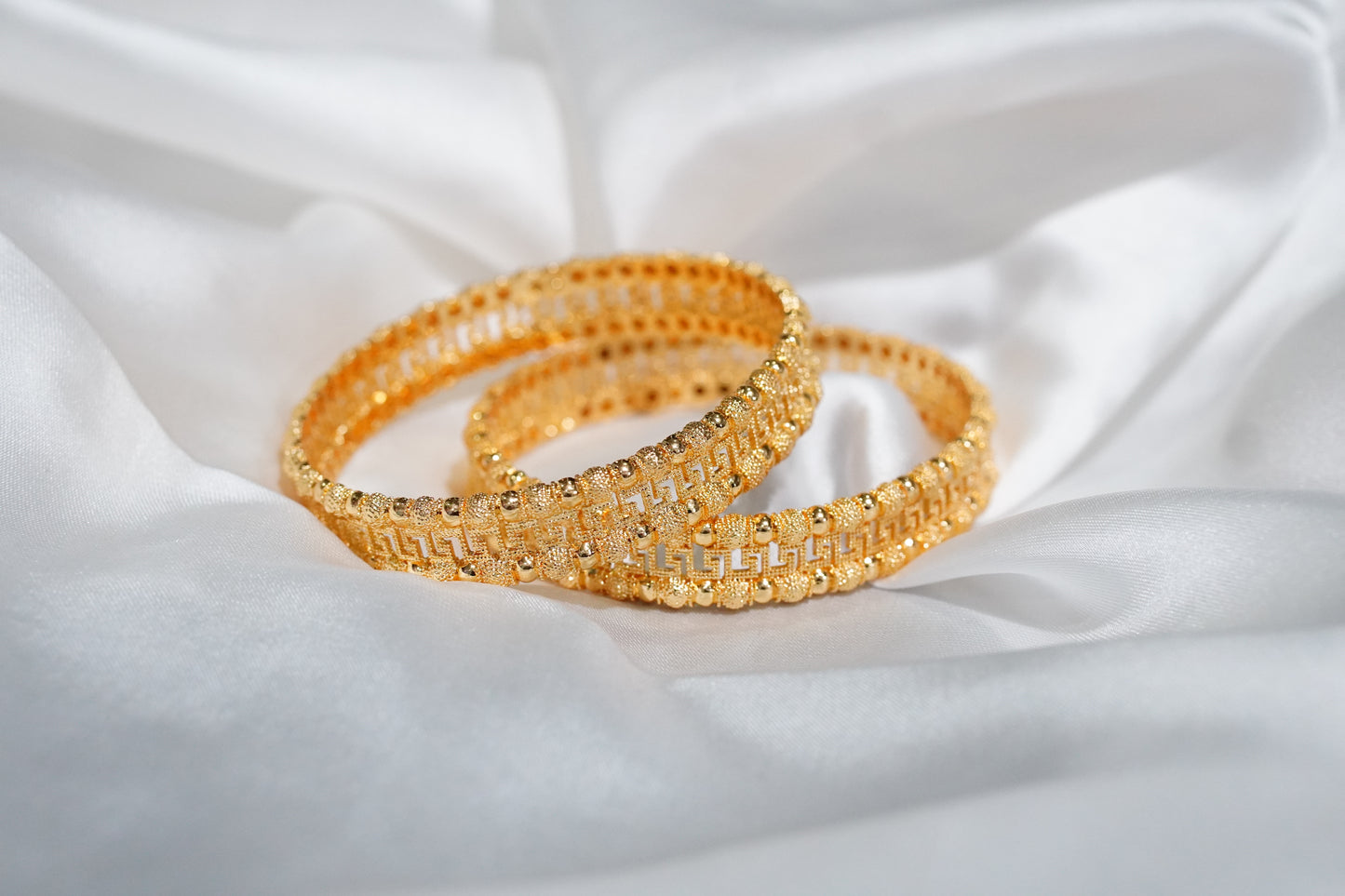Versace-inspired bangle set