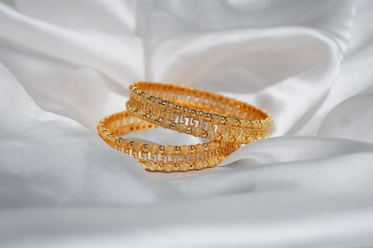 Versace-inspired bangle set